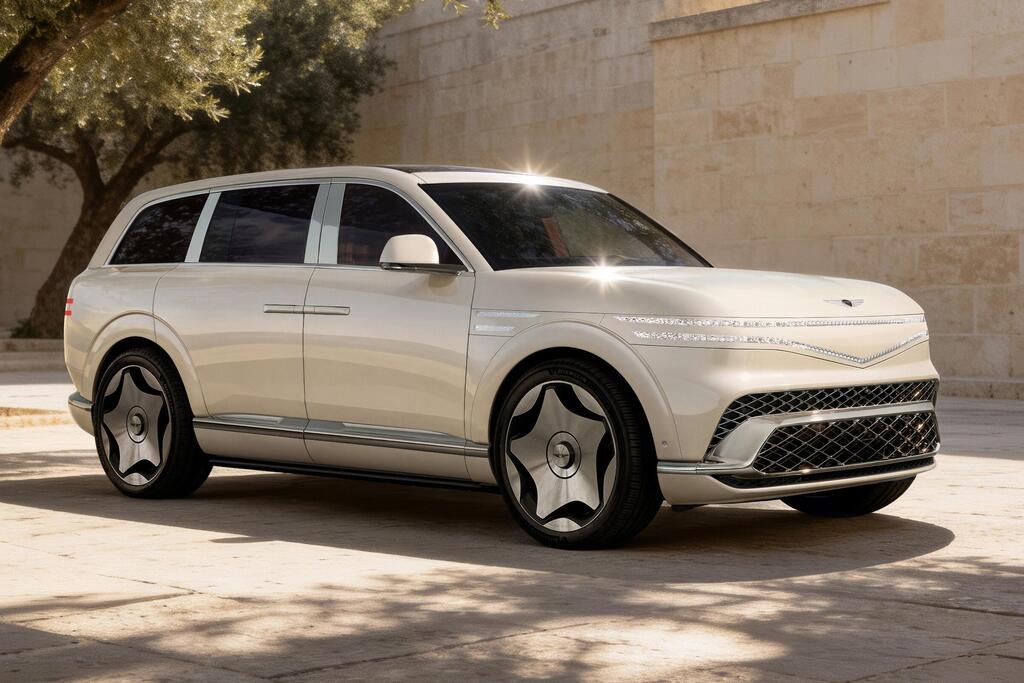 מול מרצדס GLS, על חשמל ובמראה ייחודי: הכירו את ג'נסיס GV90 מול מרצדס GLS, על חשמל ובמראה ייחודי: הכירו את ג'נסיס GV90