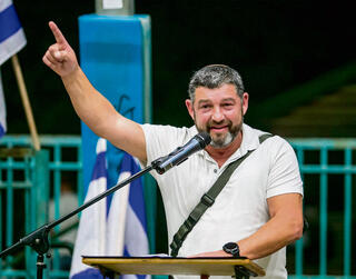וינטר באירוע באריאל. עכשיו ראש הגוש צריך לפתור את כאב הראש | צילום: עידו ארז