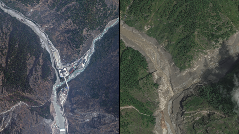Nepal-Tibet flood catastrophe seen from space: ‘No human settlement left, everything is flat’