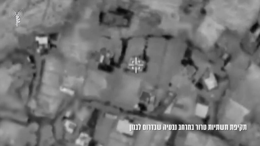 הפצצה בעלי טאהר לאחר שחיזבאללה שיגר רחפני נפץ לעבר כוחות צה"ל (צילום: דובר צה"ל ) ארגון הטרור חיזבאללה שיגר שני רחפני נפץ לעבר כוחות צה"ל