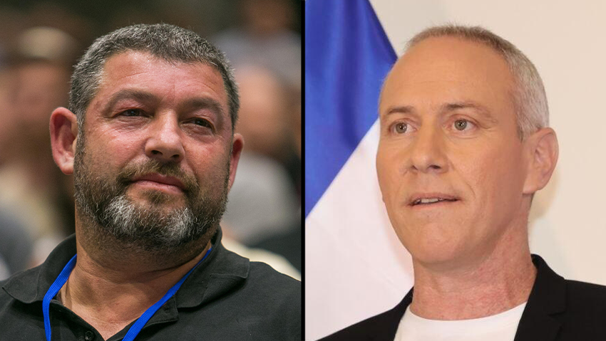 חילי טרופר ותת אלוף עופר וינטר (צילום: מוטי קמחי, עידו ארז) חילי טרופר ותת אלוף עופר וינטר