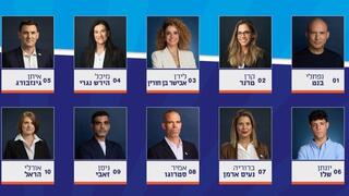 3 מנכ"ליות אחריו, 5 נשים בעשירייה: בנט פרסם את רשימת "ביחד" לכנסת