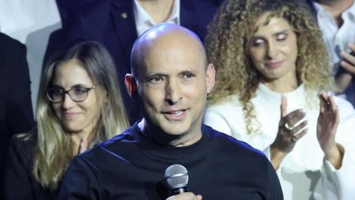 "אנחנו לא צריכים סלבריטיז". בנט (צילום: מוטי קמחי) אירוע השקת הרשימה של מפלגת ביחד