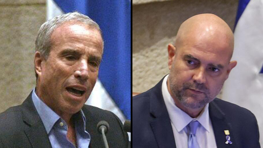 אמיר אוחנה ואלעזר שטרן (צילום: דני שם טוב, דוברות הכנסת, רפי קוץ) אלעזר שטרן אמיר אוחנה