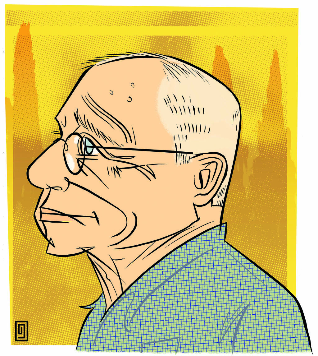 דויד גרוסמן (איור: ירמי פינקוס) דויד גרוסמן