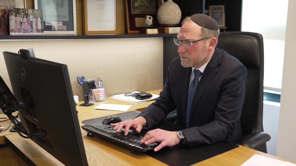 Rabbi Yehoshua Fass (Photo: Screenshot) Rabbi Yehoshua Fass