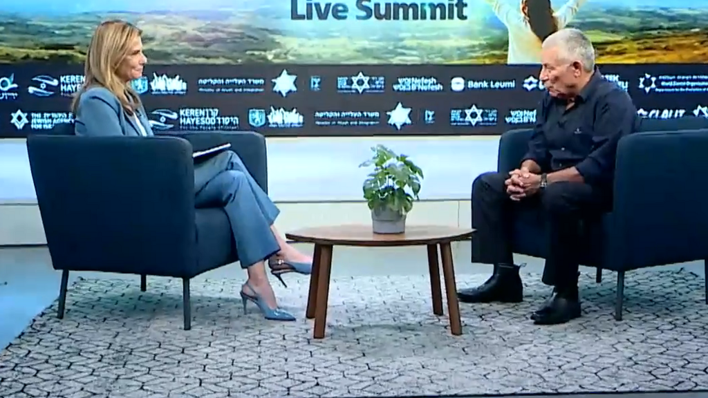 Maj. Gen. (res.) Doron Almog, chairman of the Jewish Agency for Israe  at Ynet Global’s Global Aliyah Live Summit 