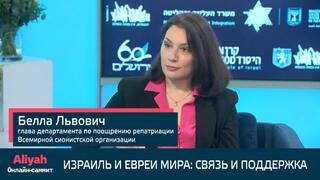 Белла Львович, глава департамента по поощрению репатриации Всемирной сионистской организации