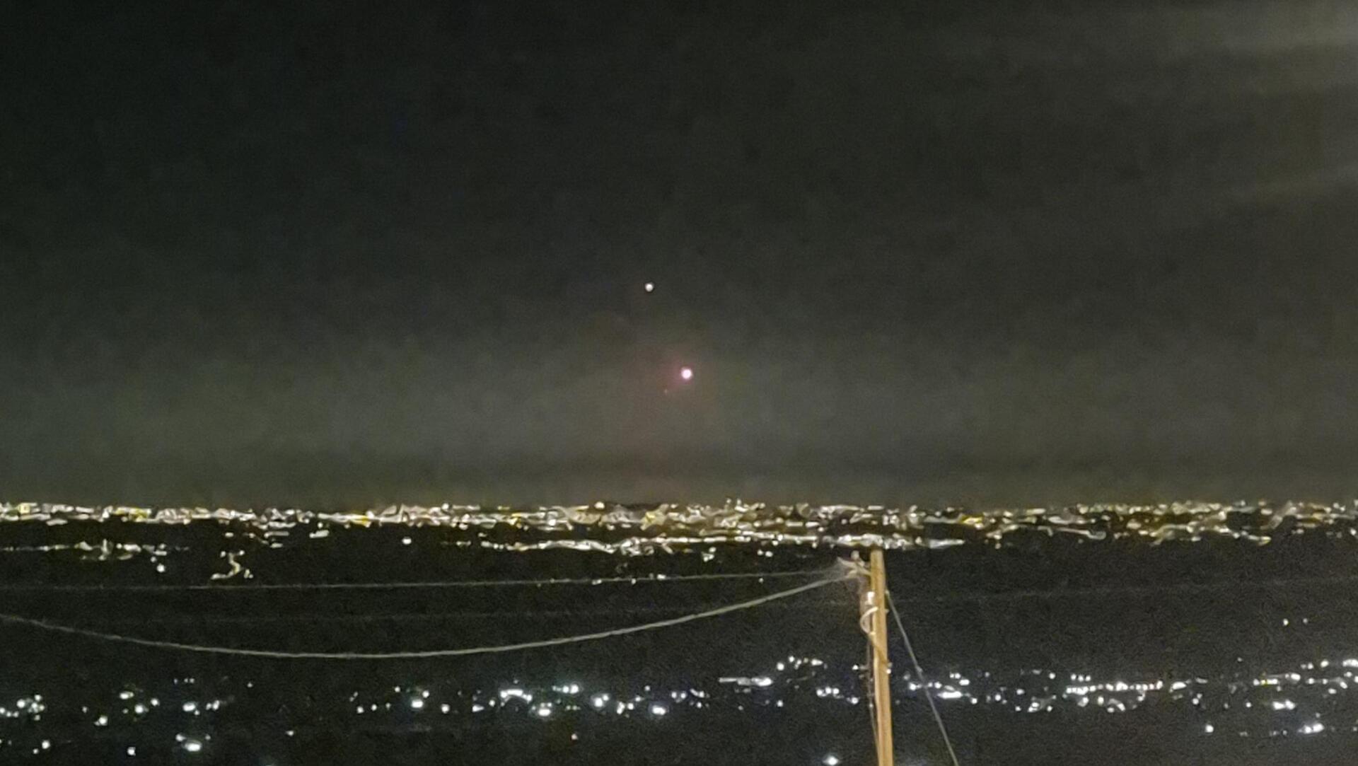 יירוטים בשמי ישראל, ירי מאיראן לירדן