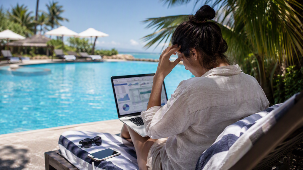 עבודה תוך כדי חופשה