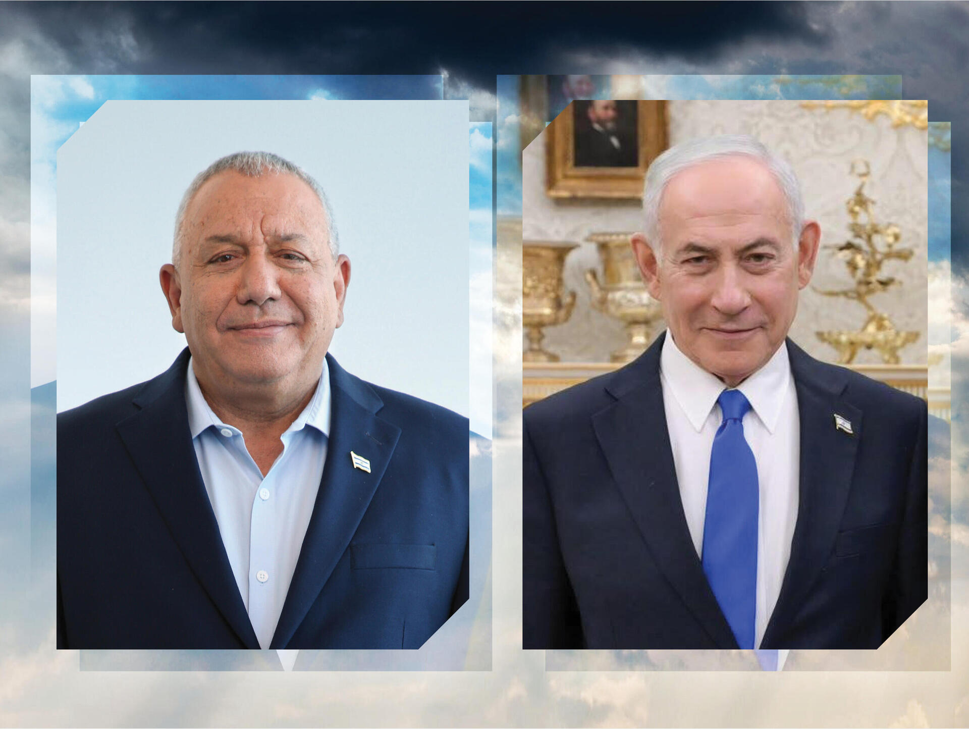 בנימין נתניהו וגדי איזנקוט (צילום: לע"מ, צילום: ריאן פרויס) בנימין נתניהו וגדי איזנקוט