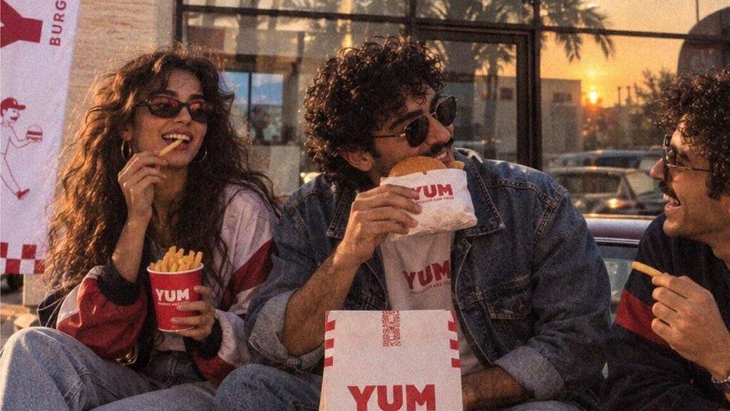 "כמיהה לזיכרון שמעולם לא התרחש" פרסומת למסעדה
