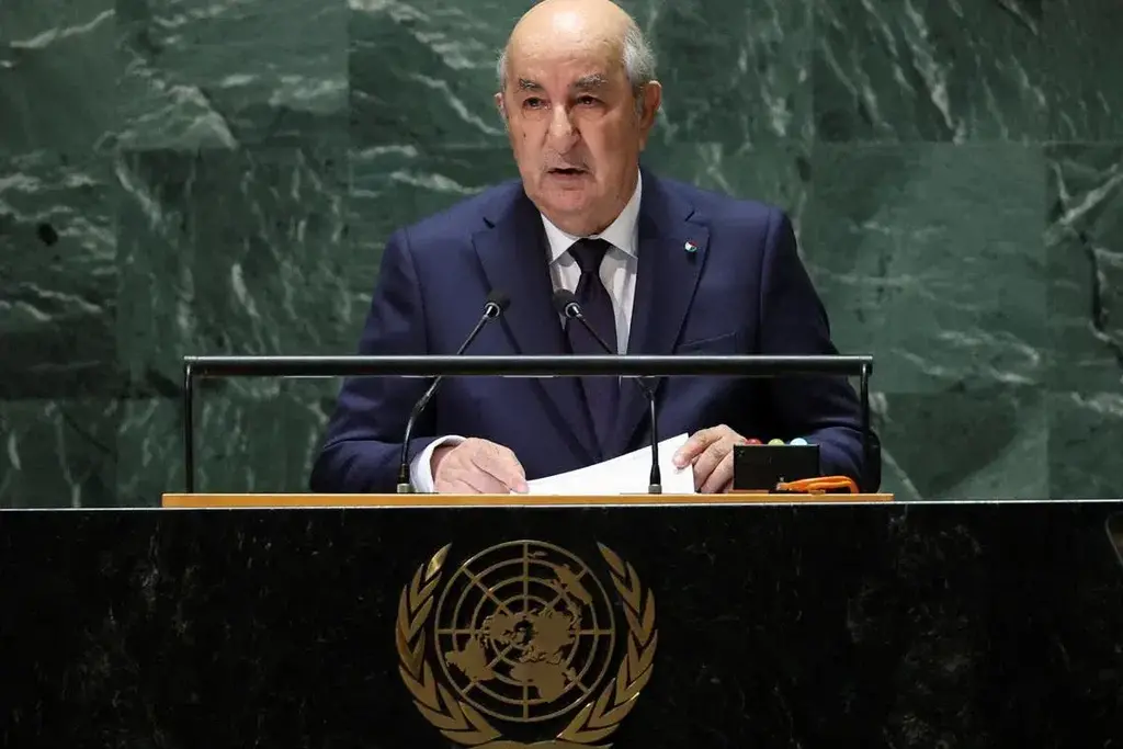 Algeria's President Abdelmadjid Tebboune addresses the 78th Session of the UN General Assembly in New York City (Photo: REUTERS/Mike Segar/File Photo) Algeria's President Abdelmadjid Tebboune addresses the 78th Session of the U.N. General Assembly in New York City, U.S