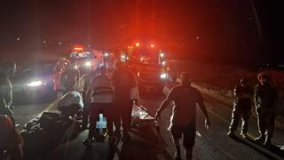 11 פצועים בתאונה בין טרקטור לרכב ברמת הגולן, שניים באורח בינוני