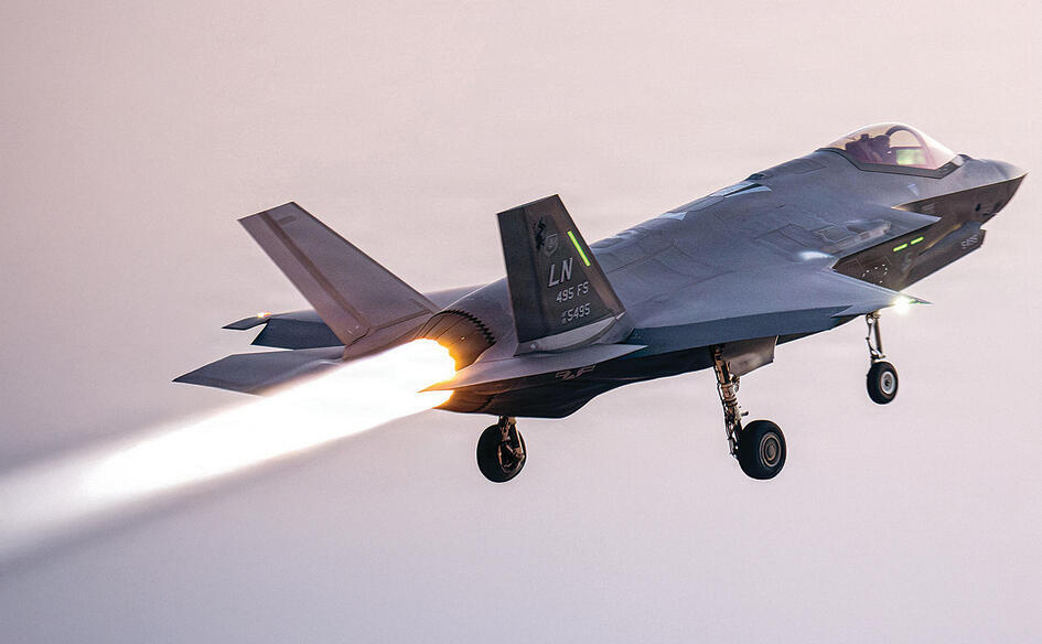 מטוס F־35 (AFP PHOTO / US AIR FORCE PHOTO and US CENTRAL COMMAND / HANDOUT) מטוס F־35