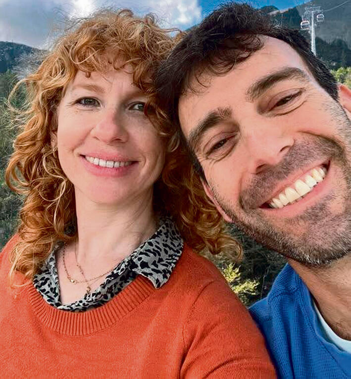 “רוצה את החיבוק שלך”. הצילום האחרון של גיל הלל עם אשתו רותם