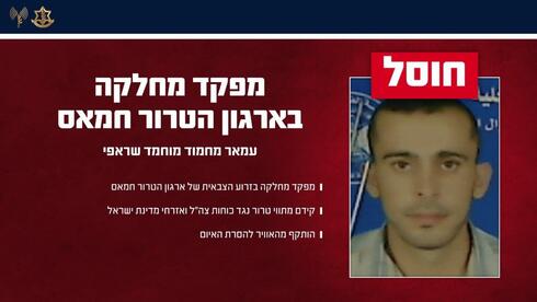 חיסול פעיל חמאס שניהל ארגון סיוע טורקי בעזה