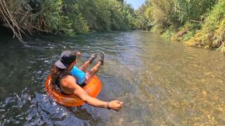Bring a tube from home and let the current do the work: the perfect lazy‑person's trip