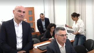 יו"ר הכנסת, השר סער ואפי נוה הגיעו לבית המשפט בי-ם לקראת עדות מנדלבליט