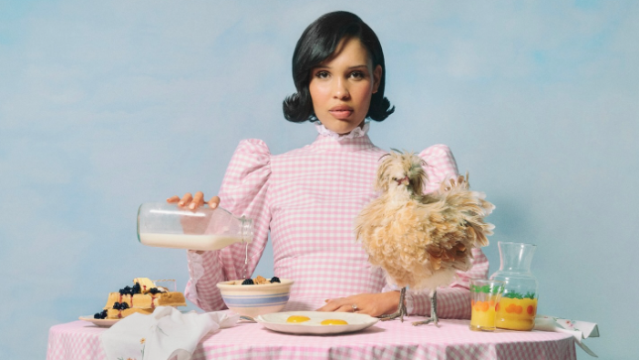 She cooks in couture and makes Skittles from scratch: Inside Nara Smith's ...