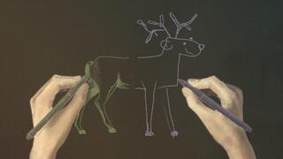 ציור בשתי ידיים 