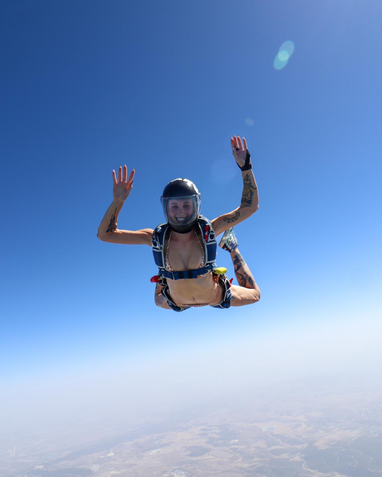 Israeli influencer who skydived naked shakes up social media: Its a way  of life