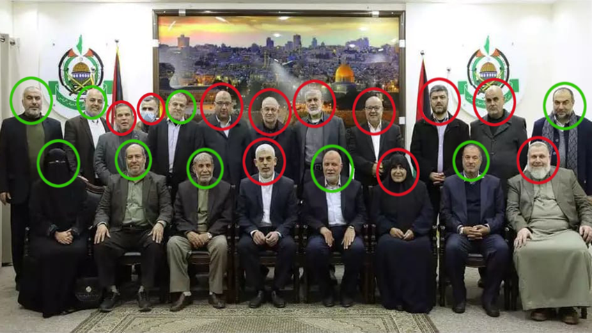 These are the Hamas leaders who fled and who have been killed