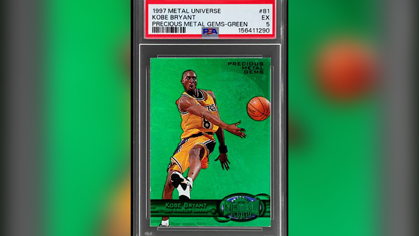 NBAカード E-xceptional kobe bryant green Kobe Bryant PMG Green card sells for record $3.15M