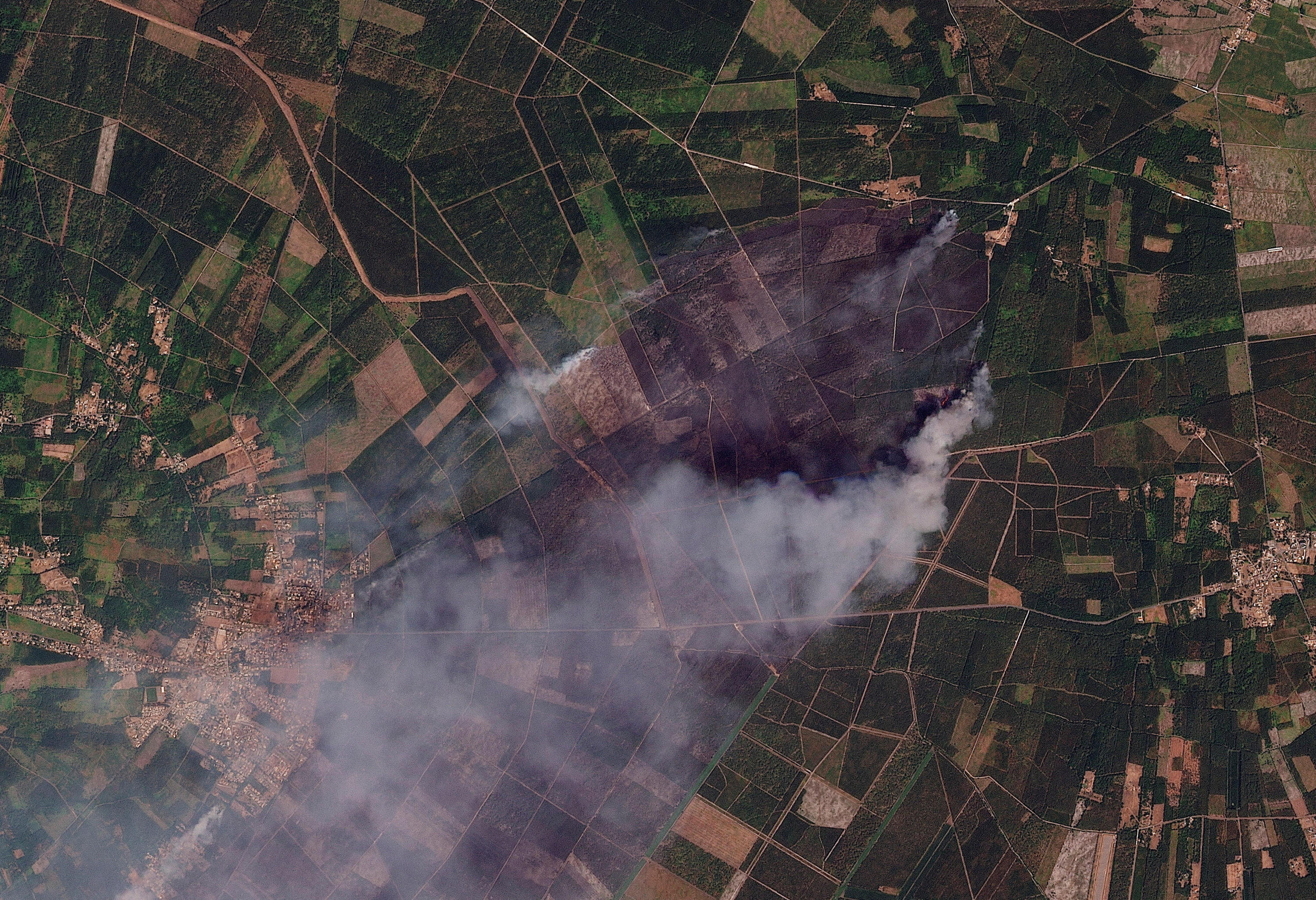 צילום: 2026 Planet Labs PBC/Handout via REUTERS צילום: 2026 Planet Labs PBC/Handout via REUTERS